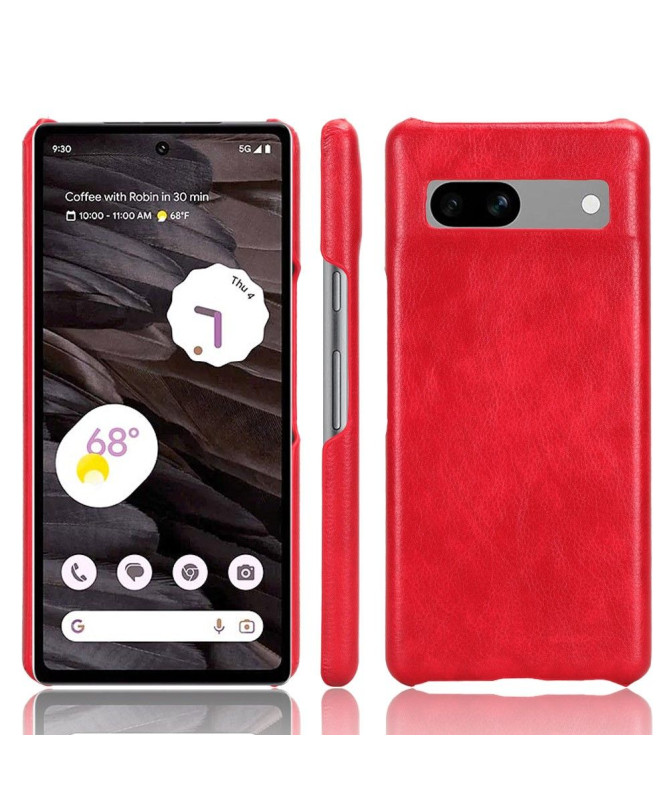 Google Pixel 7a - Coque effet cuir premium