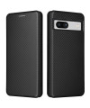 Google Pixel 7a - Housse simili cuir fibre de carbone