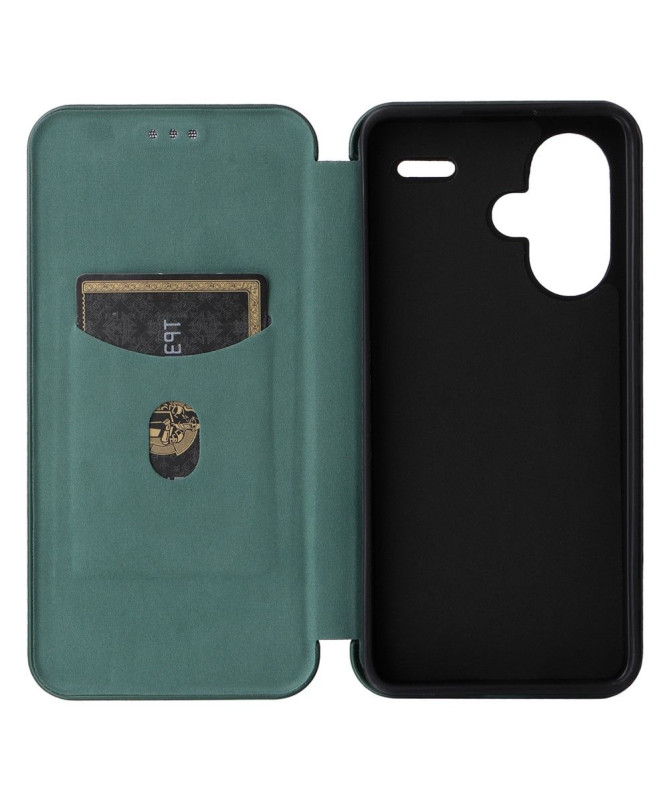 Housse Xiaomi Redmi Note 13 Pro Plus 5G simili cuir fibre de carbone