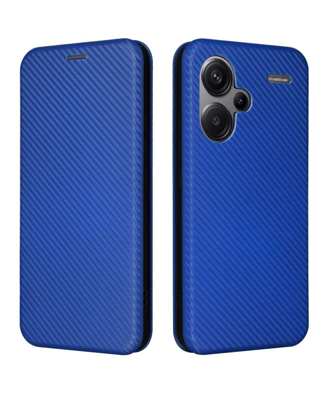 Housse Xiaomi Redmi Note 13 Pro Plus 5G simili cuir fibre de carbone