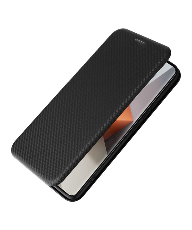 Housse Xiaomi Redmi Note 13 Pro Plus 5G simili cuir fibre de carbone