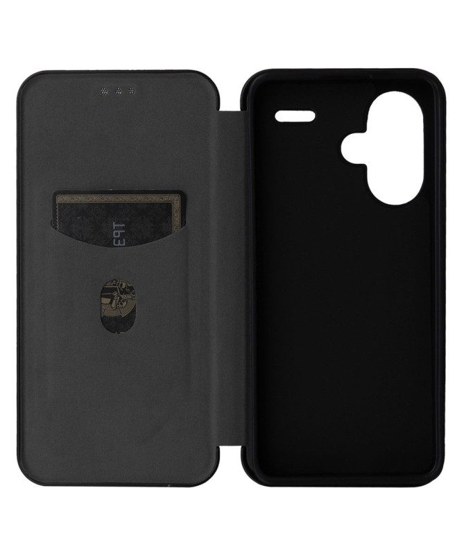 Housse Xiaomi Redmi Note 13 Pro Plus 5G simili cuir fibre de carbone