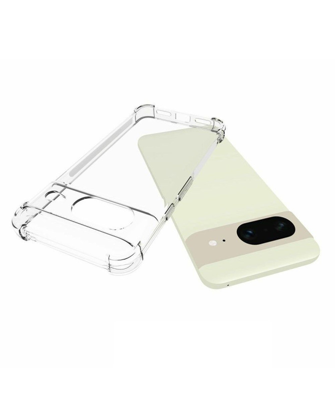 Coque Google Pixel 8 transparente angles renforcés