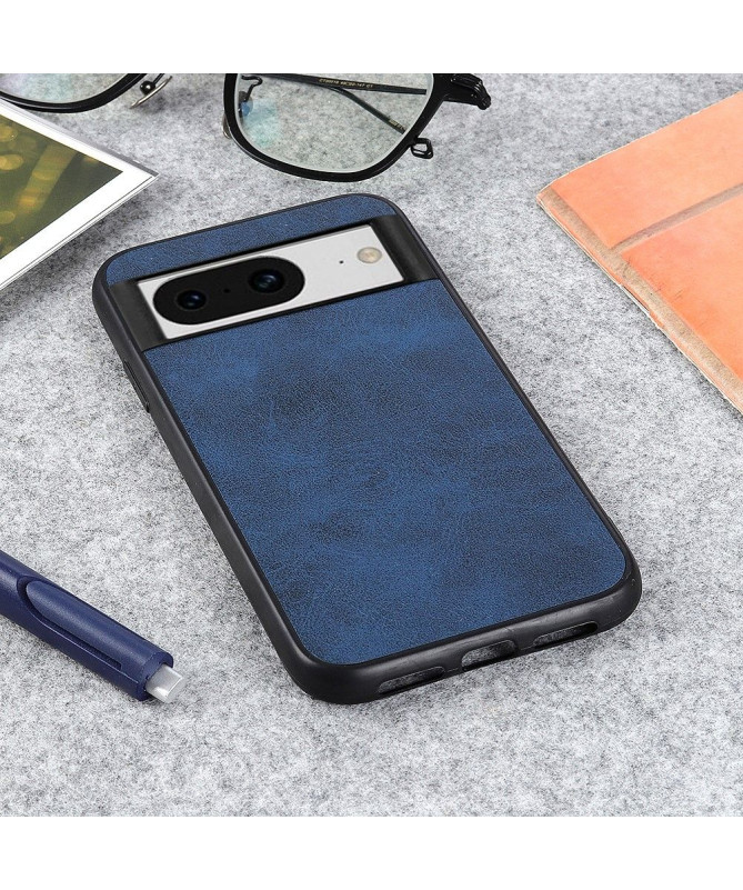 Coque Google Pixel 8 Aspect Cuir Rétro