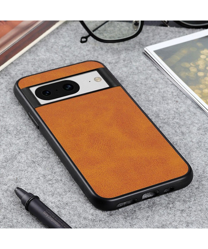 Coque Google Pixel 8 Aspect Cuir Rétro