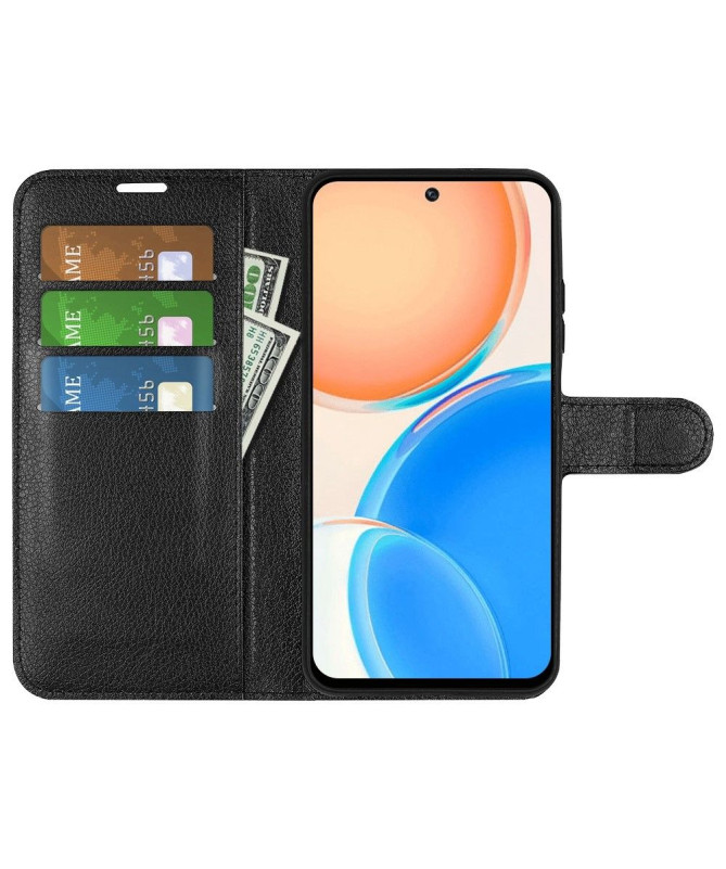 Housse Honor X8 portefeuille style cuir