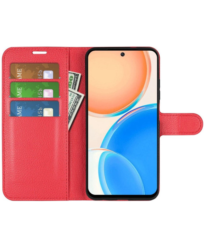 Housse Honor X8 portefeuille style cuir