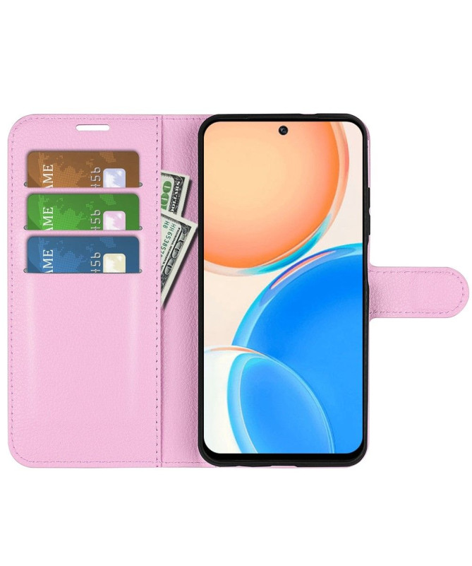 Housse Honor X8 portefeuille style cuir