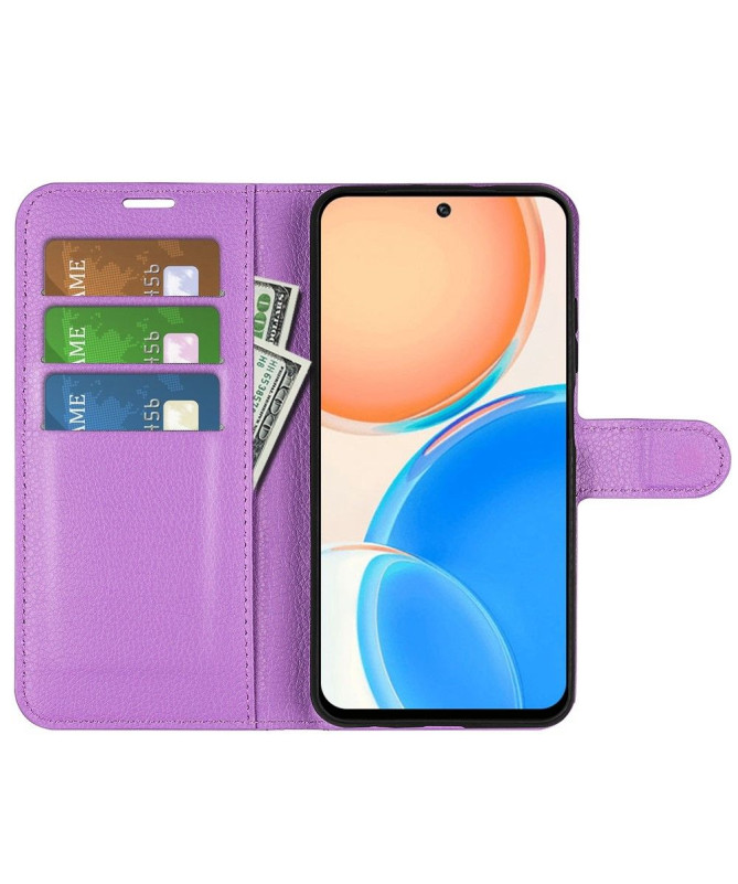 Housse Honor X8 portefeuille style cuir