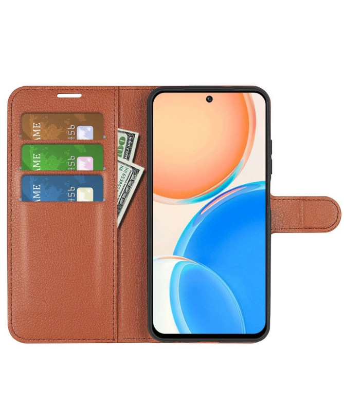 Housse Honor X8 portefeuille style cuir