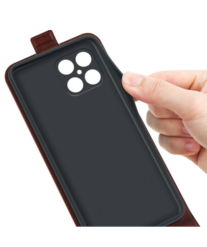 Housse Honor X8 simili cuir avec rabat verticale