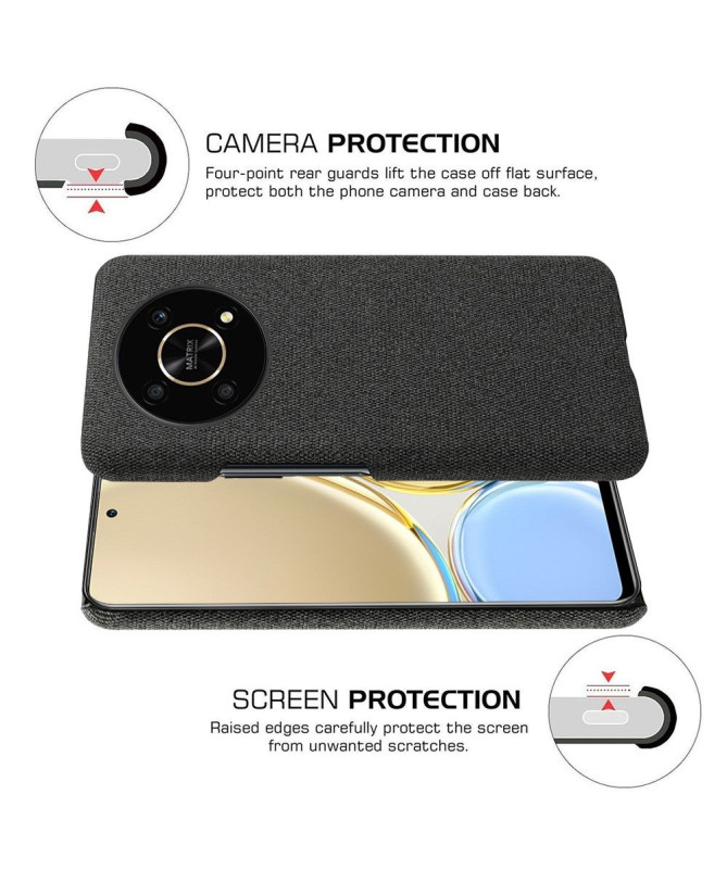 Coque Honor Magic 4 Lite 5G revêtement tissu