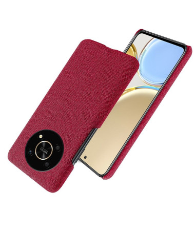 Coque Honor Magic 4 Lite 5G revêtement tissu Rouge foncé - photo 6