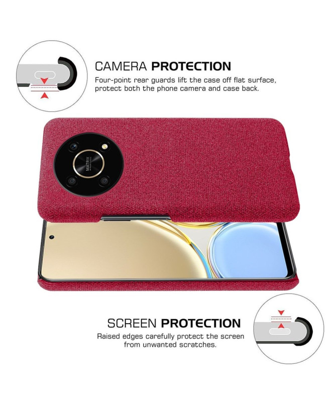 Coque Honor Magic 4 Lite 5G revêtement tissu
