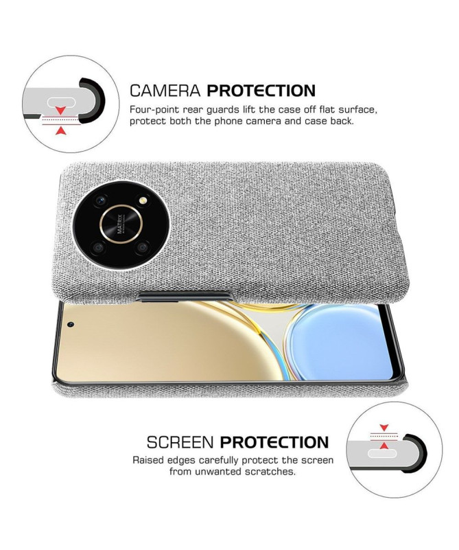 Coque Honor Magic 4 Lite 5G revêtement tissu