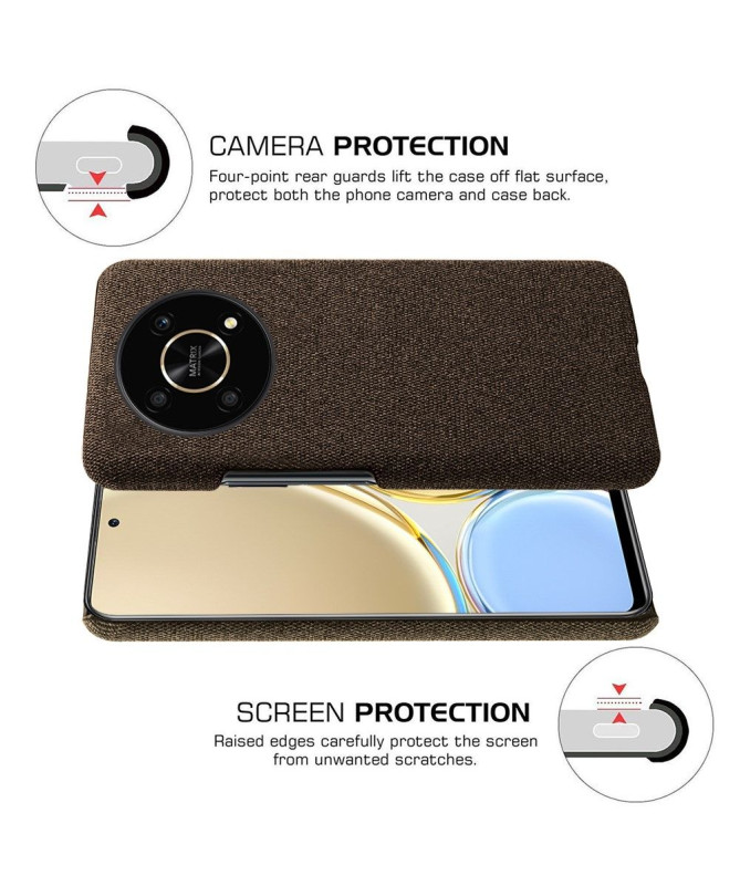 Coque Honor Magic 4 Lite 5G revêtement tissu
