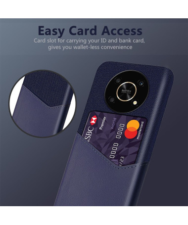 Coque Honor Magic 4 Lite 5G Olympus Effet Cuir Bleu marine - photo 5