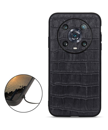 Coque Honor Magic 4 Pro Chic aspect peau de croco