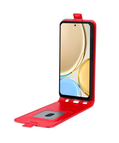 Housse Honor Magic 4 Lite 5G simili cuir avec rabat verticale Rouge - photo 13