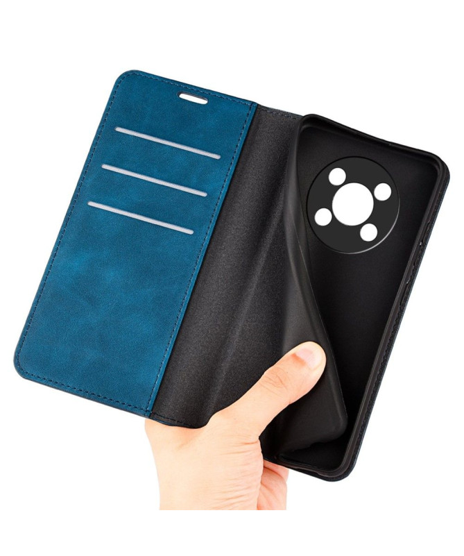 Étui Honor Magic 4 Lite 5G simili cuir fonction stand