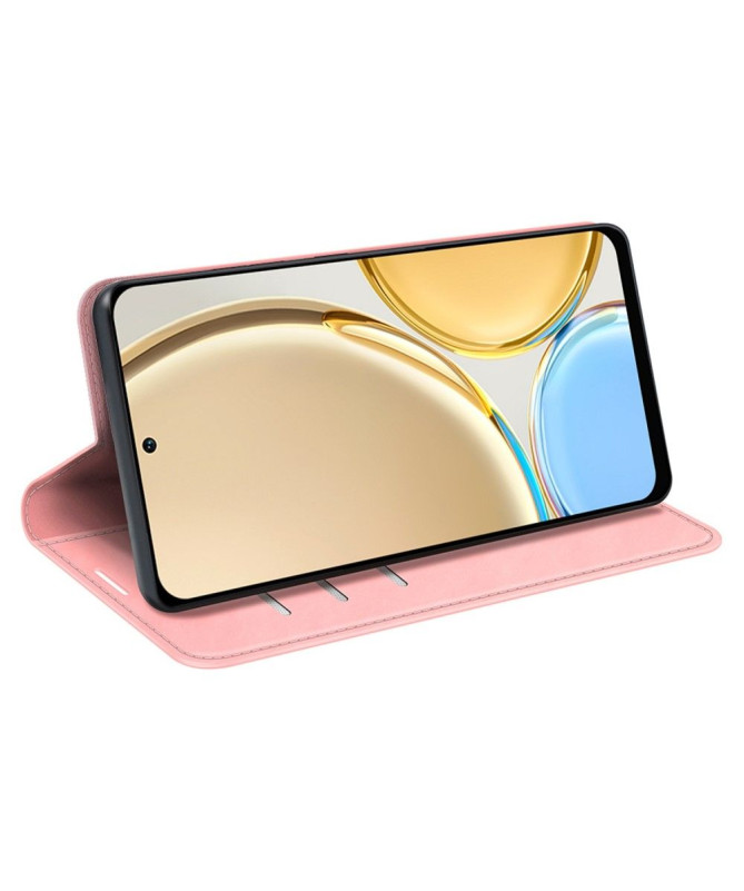 Étui Honor Magic 4 Lite 5G simili cuir fonction stand