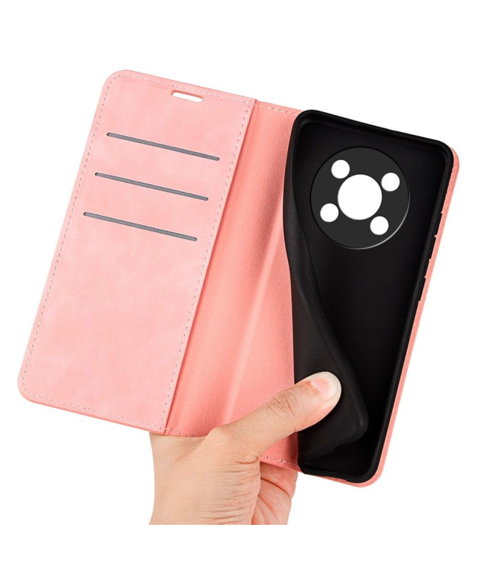 Étui Honor Magic 4 Lite 5G simili cuir fonction stand