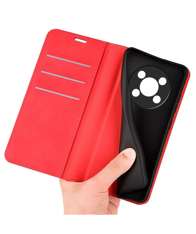 Étui Honor Magic 4 Lite 5G simili cuir fonction stand