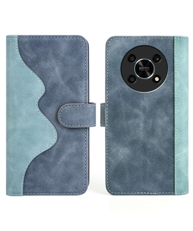 Housse Honor Magic 4 Lite 5G Stand Folio Bicolore