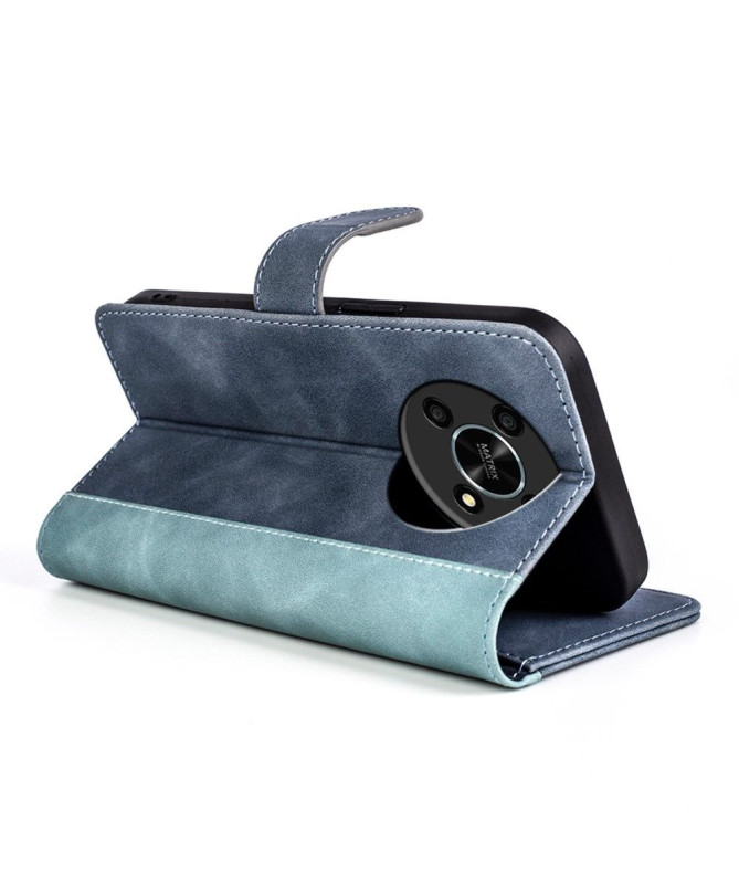 Housse Honor Magic 4 Lite 5G Stand Folio Bicolore