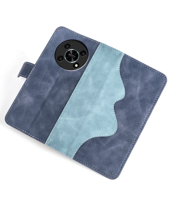 Housse Honor Magic 4 Lite 5G Stand Folio Bicolore