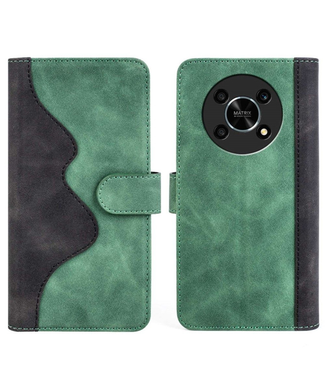 Housse Honor Magic 4 Lite 5G Stand Folio Bicolore