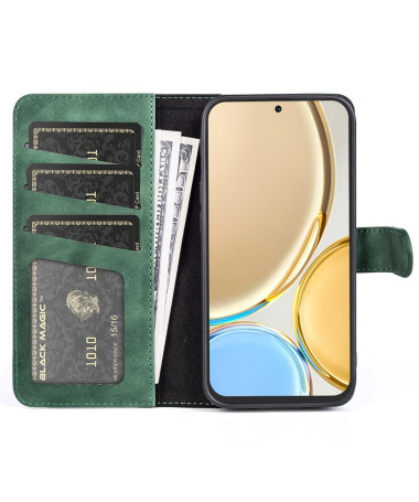 Housse Honor Magic 4 Lite 5G Stand Folio Bicolore Vert foncé - photo 12