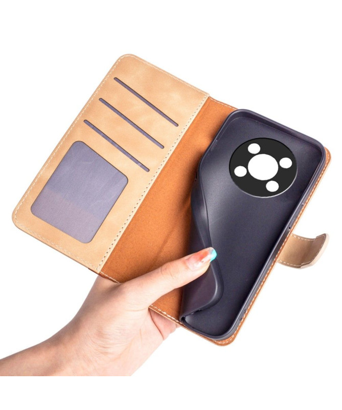 Housse Honor Magic 4 Lite 5G Stand Folio Bicolore