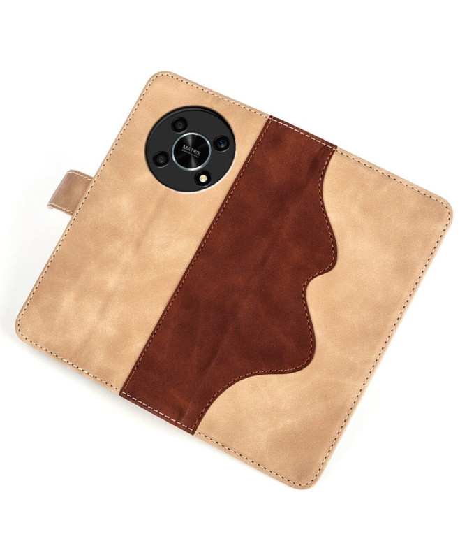 Housse Honor Magic 4 Lite 5G Stand Folio Bicolore