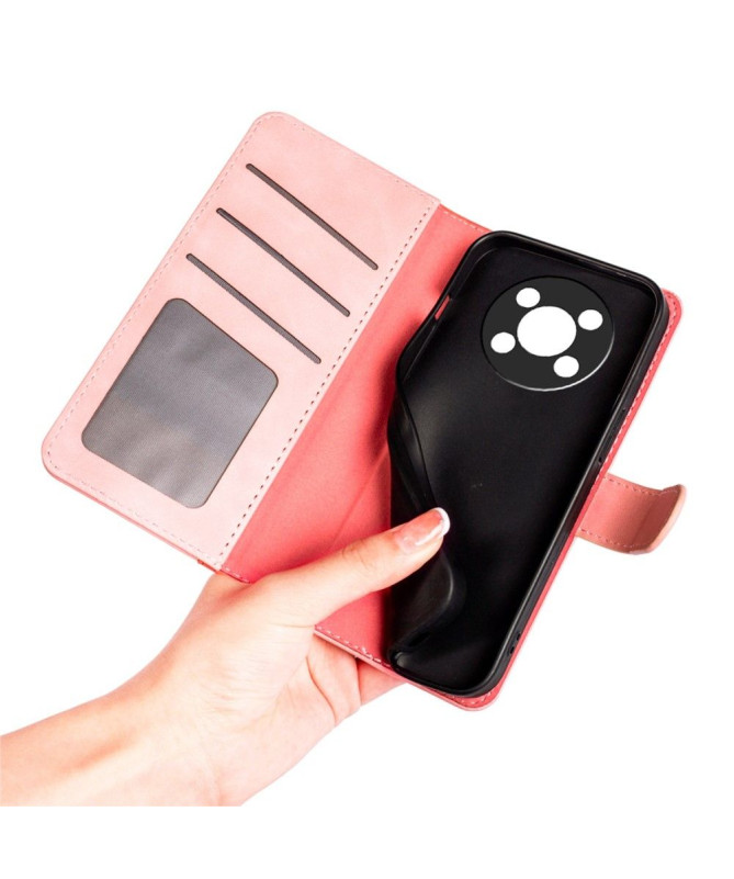 Housse Honor Magic 4 Lite 5G Stand Folio Bicolore