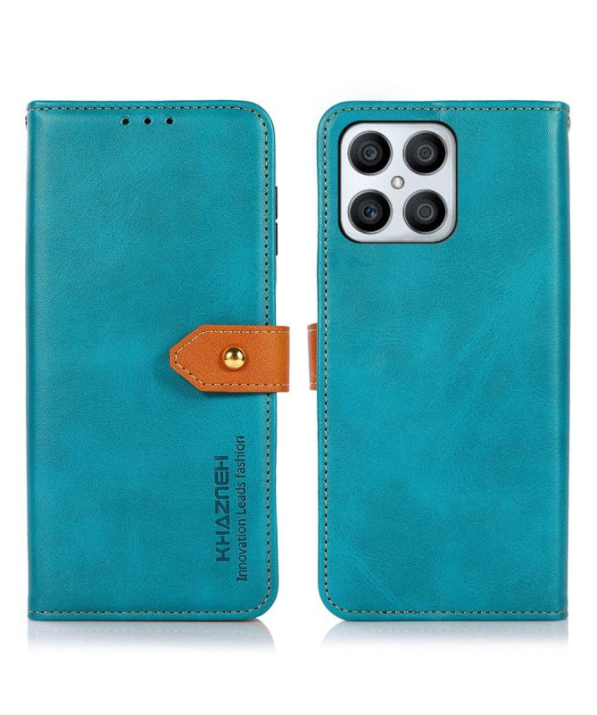 Housse Honor X8 KHAZNEH Bicolore simili cuir
