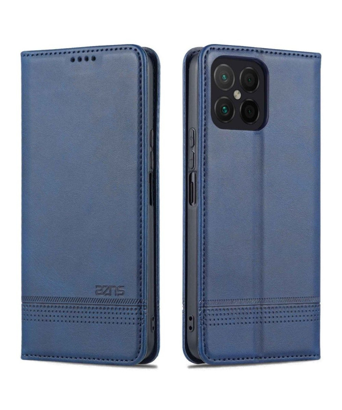 Étui Honor X8 portefeuille AZNS simili cuir