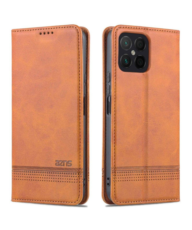 Étui Honor X8 portefeuille AZNS simili cuir