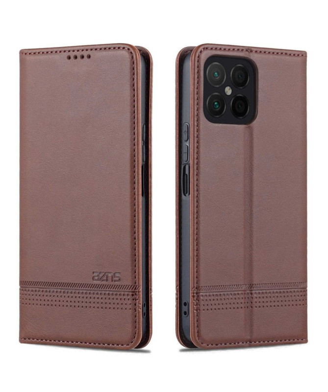 Étui Honor X8 portefeuille AZNS simili cuir