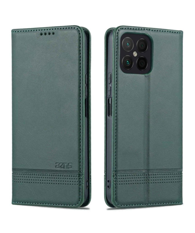 Étui Honor X8 portefeuille AZNS simili cuir