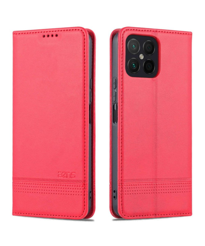 Étui Honor X8 portefeuille AZNS simili cuir