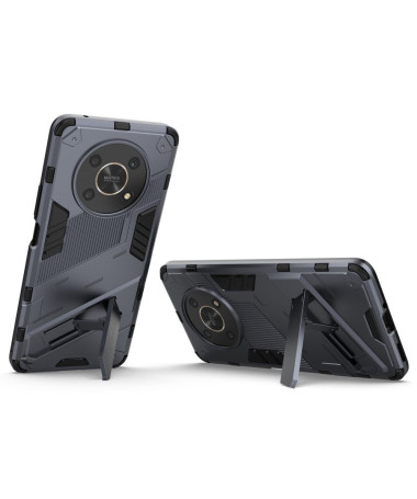 Coque Honor Magic 4 Lite 5G Hybride avec Fonction Support Bleu marine - photo 5