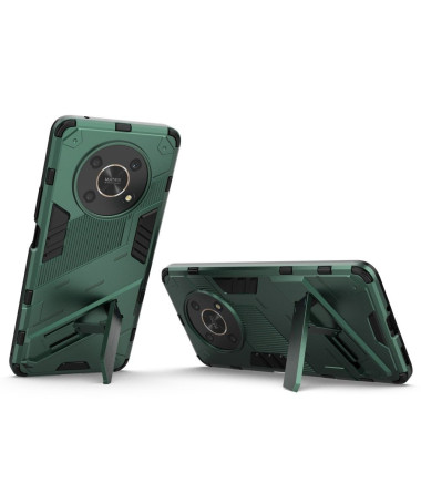 Coque Honor Magic 4 Lite 5G Hybride avec Fonction Support Vert foncé - photo 8