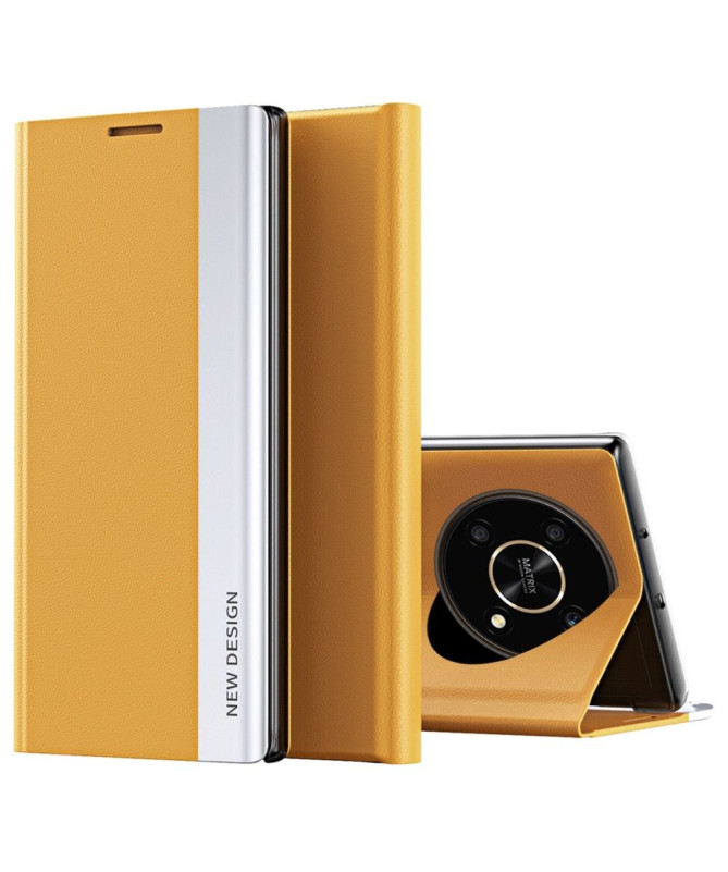 Etui Honor Magic 4 Lite 5G Business effet cuir Magnet