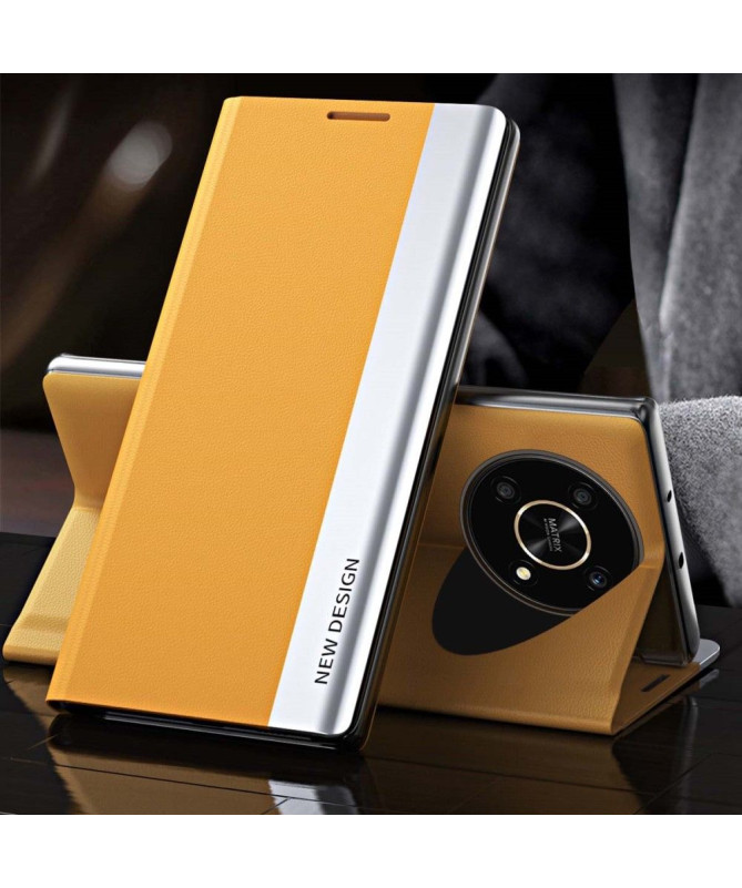 Etui Honor Magic 4 Lite 5G Business effet cuir Magnet