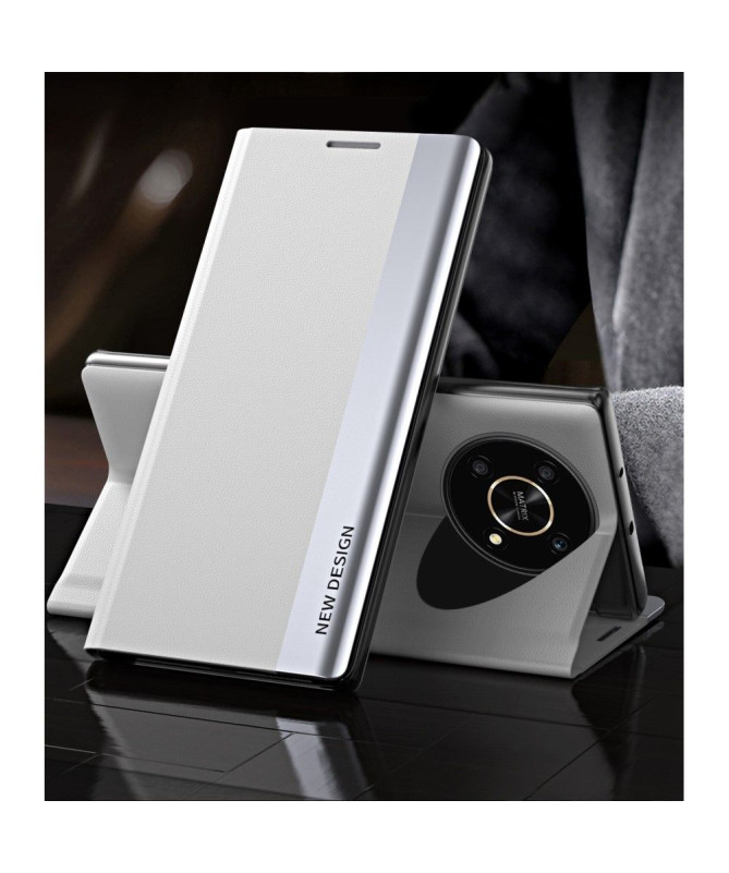 Etui Honor Magic 4 Lite 5G Business effet cuir Magnet