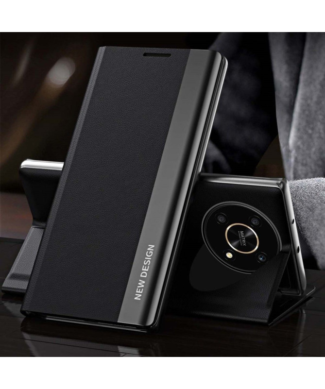 Etui Honor Magic 4 Lite 5G Business effet cuir Magnet
