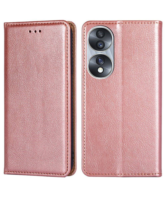 Flip cover Honor 70 PURE simili cuir