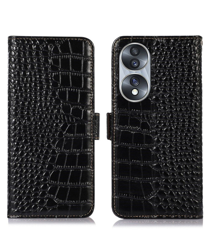 Housse Honor 70 Cuir véritable aspect croco