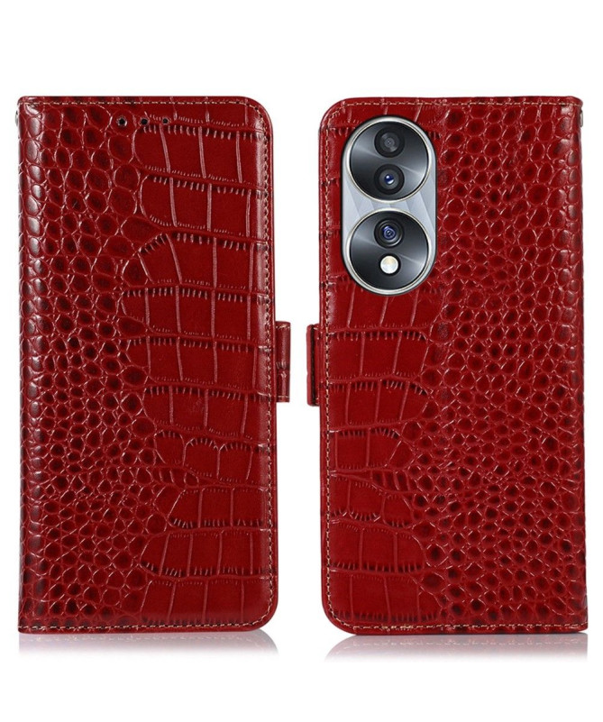 Housse Honor 70 Cuir véritable aspect croco